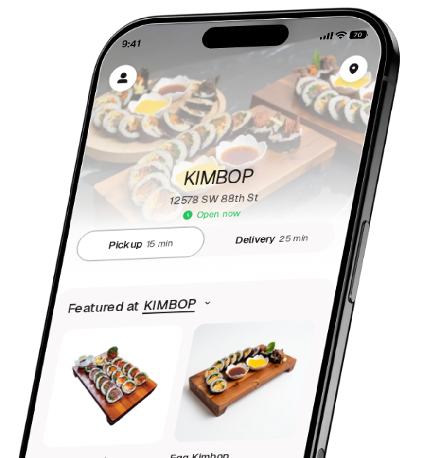 KIMBOP app preview