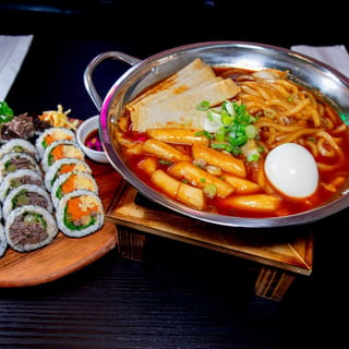 Udon-Bokki + KIMBOP Combo