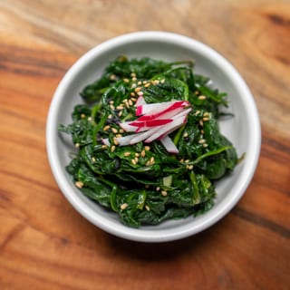 Korean Seasoned Spinach