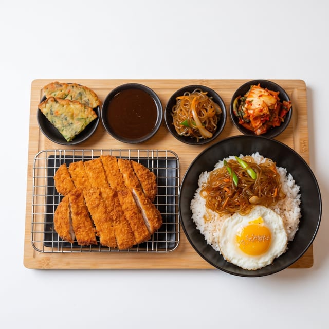 Premium Pork Cutlet Platter.