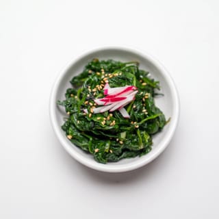 Korean Seasoned Spinach